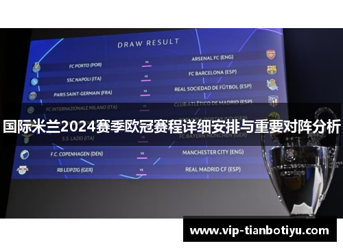 国际米兰2024赛季欧冠赛程详细安排与重要对阵分析 国际米兰2024赛季欧冠赛程详细安排与重要对阵分析